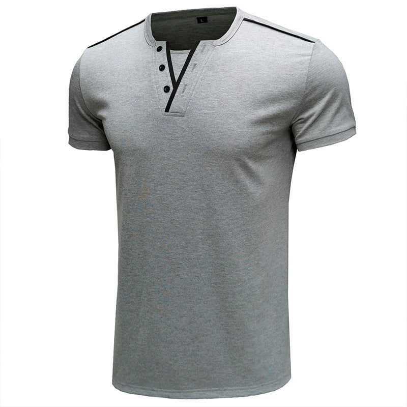 Men's T-Shirt Casual Fitted Round Neck