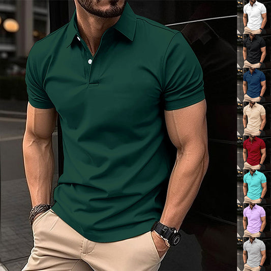 Summer Short Sleeve Polo Shirt