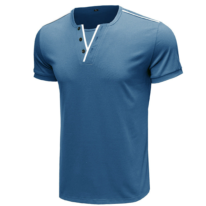 Men's T-Shirt Casual Fitted Round Neck