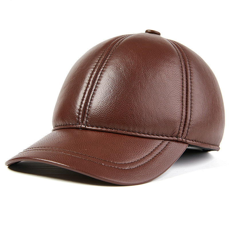 Goatskin baseball hat