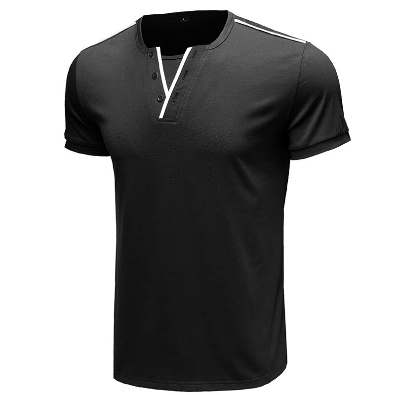 Men's T-Shirt Casual Fitted Round Neck