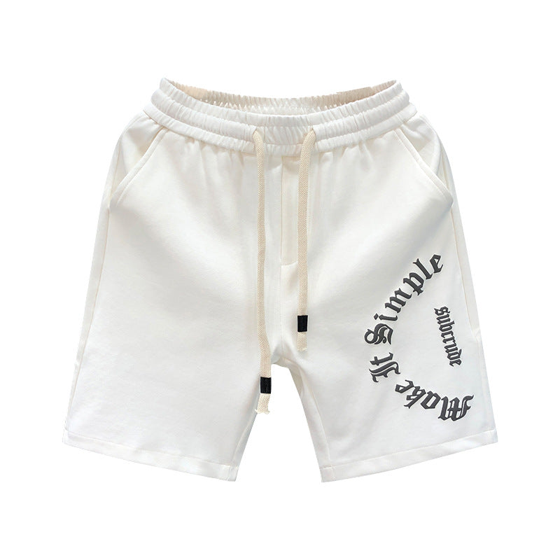 Printed Cropped Summer Sports Pants